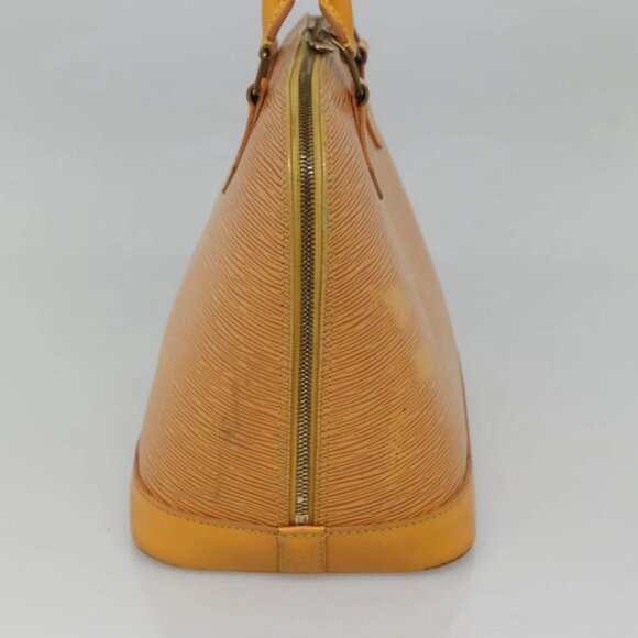 LOUIS VUITTON Epi Alma Hand Bag Yellow M52149 LV Auth 116021 - Picture 7 of 16